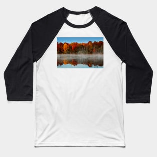 Autumn Morning On The Lake Baseball T-Shirt